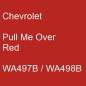 Preview: Chevrolet, Pull Me Over Red, WA497B / WA498B.